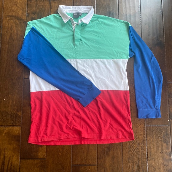 Long sleeve polo w colors - Picture 1 of 2
